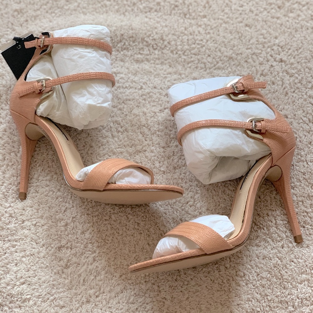 Zara Double Strap Heel Sandals